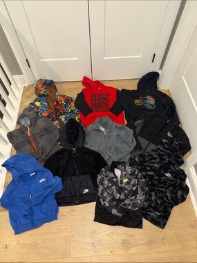 Nike Kids Assorted Hoodies & Jackets - Blue, Red, Black, Gray, Camo